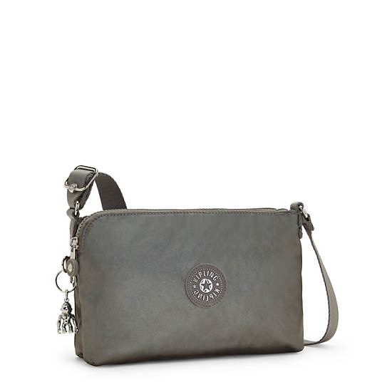 Kipling Boyd Metallic Crossbody Táska Greyl | HU 1094CT